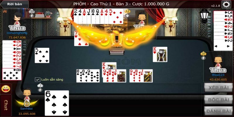 Trước khi bước vào ván cược, game thủ được dealer chia cho 9 quân